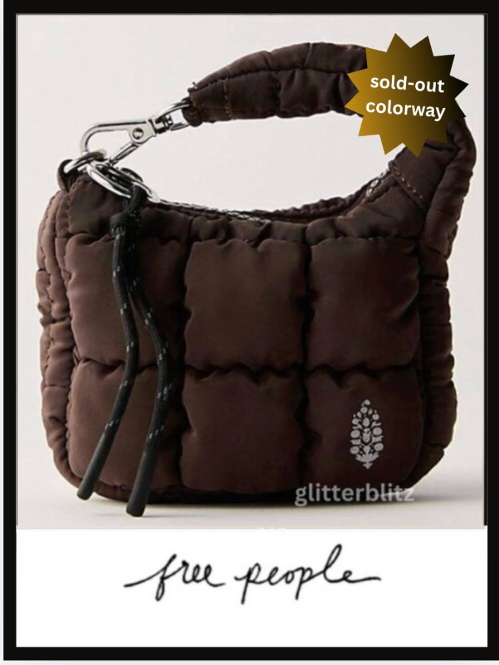 Free People Quilted Micro Pouch